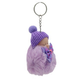 Doll Key Chain 004 (AY280-AY304) - Purple, Kids, Key Chains, Chase Value, Chase Value