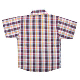 Boys Casual Check Half Sleeves Shirt - Multi, Kids Clothes, Chase Value, Chase Value