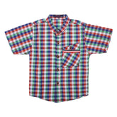 Boys Casual Check Half Sleeves Shirt - Multi, Kids Clothes, Chase Value, Chase Value