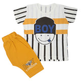 Boys Half Sleeves Suit 32760 - Yellow, Kids, Boys Sets And Suits, Chase Value, Chase Value