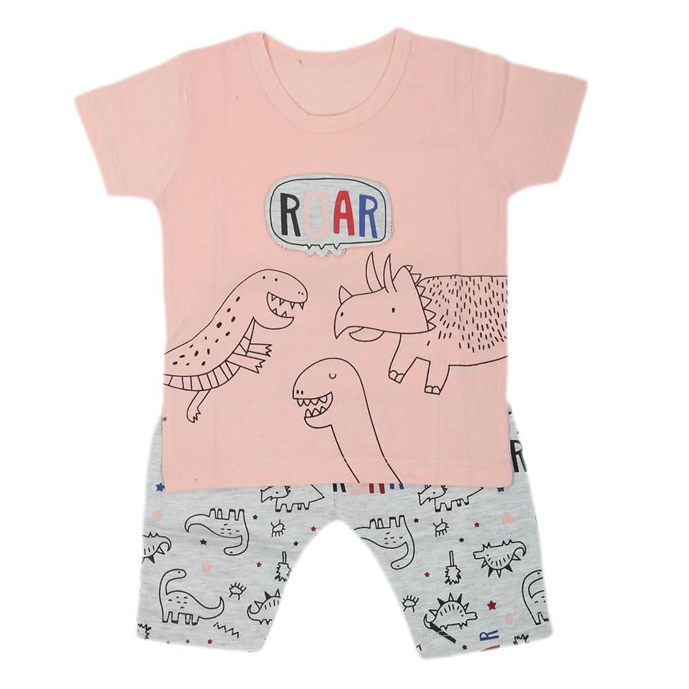 Boys Half Sleeves Suit 32773 - Light Pink, Kids, Boys Sets And Suits, Chase Value, Chase Value