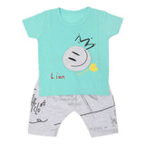 Boys Half Sleeves Suit 32790 - Cyan, Kids, Boys Sets And Suits, Chase Value, Chase Value