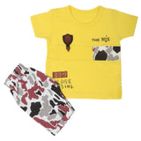 Boys Half Sleeves Suit - Yellow, Kids, Boys Sets And Suits, Chase Value, Chase Value