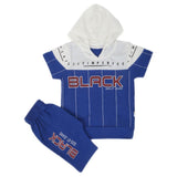 Newborn Boys Half Sleeves Suit 31867 - Blue, Kids, NB Boys Sets And Suits, Chase Value, Chase Value
