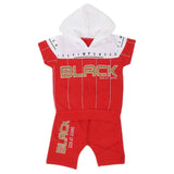 Newborn Boys Half Sleeves Suit 31867 - Red, Kids, NB Boys Sets And Suits, Chase Value, Chase Value