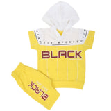 Newborn Boys Half Sleeves Suit 31867 - Yellow, Kids, NB Boys Sets And Suits, Chase Value, Chase Value