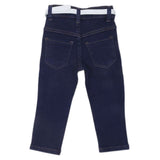 Girls Embroidered Denim Pant - Dark Blue, Kids, Girls Pants And Capri, Chase Value, Chase Value
