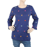 Women's Embroided Top - Navy Blue, Women, T-Shirts And Tops, Chase Value, Chase Value