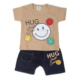 Newbron Boys Half Sleeves Suits 2106 - Brown, Kids, NB Boys Sets And Suits, Chase Value, Chase Value
