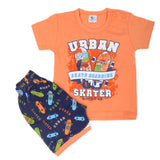Newbron Boys Half Sleeves Suits 1101 - Orange, Kids, NB Boys Sets And Suits, Chase Value, Chase Value