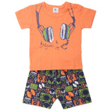 Newbron Boys Half Sleeves Suits 1103 - Orange, Kids, NB Boys Sets And Suits, Chase Value, Chase Value
