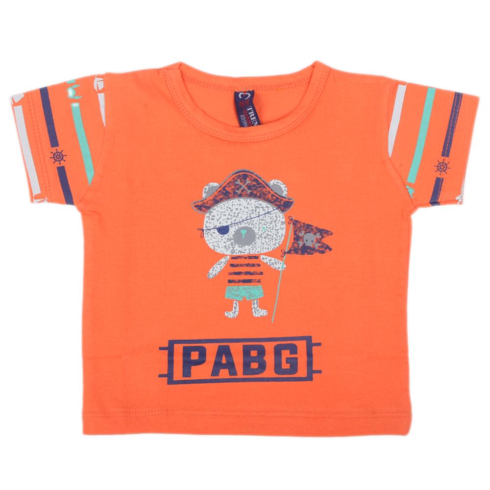 Newborn Boys Half Sleeves T-Shirts - Orange, Kids, Newborn Boys Shirts And T-Shirts, Chase Value, Chase Value