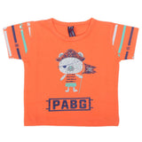 Newborn Boys Half Sleeves T-Shirts - Orange, Kids, Newborn Boys Shirts And T-Shirts, Chase Value, Chase Value