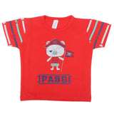 Newborn Boys Half Sleeves T-Shirts - Red, Kids, NB Boys Shirts And T-Shirts, Chase Value, Chase Value