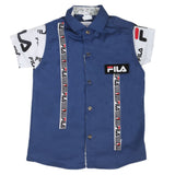 Boys Casual 2 Pcs Half Sleeves Shirt I40 - Blue, Kids, Boys Shirts, Chase Value, Chase Value
