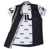 Boys Casual 2 Pcs Half Sleeves Shirt I40 - Navy Blue, Kids, Boys Shirts, Chase Value, Chase Value