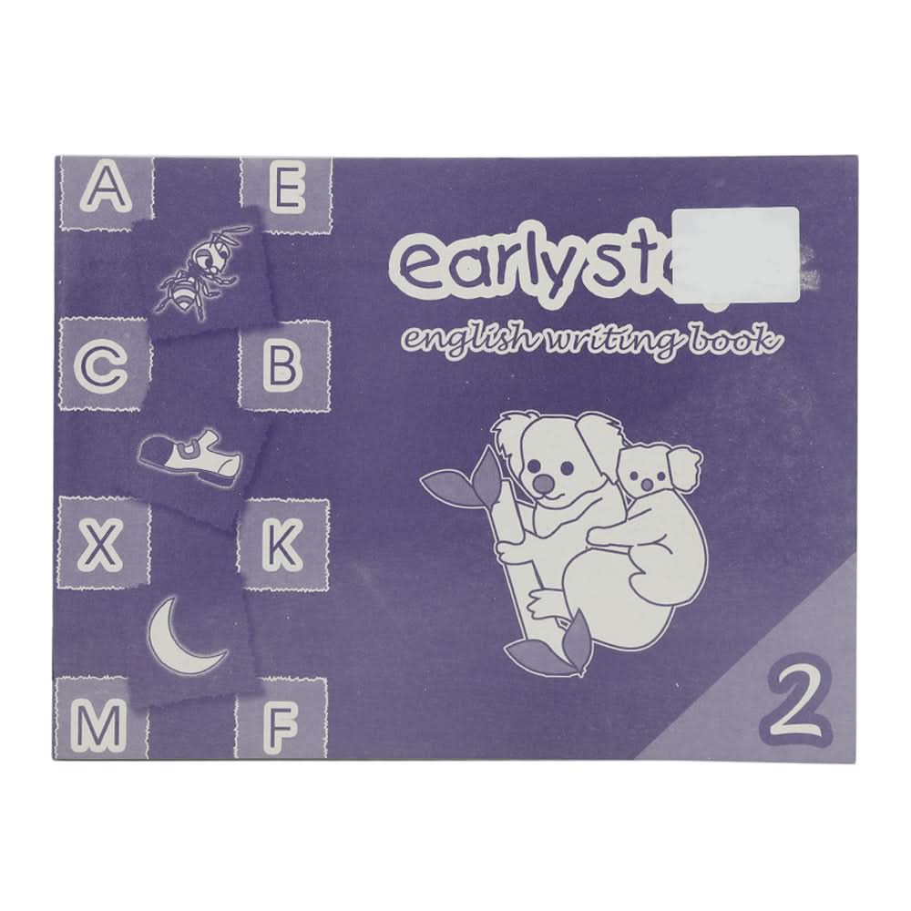 Activity Early Step English writing, Kids, Kids Educational Books, 3 to 6 Years, Chase Value
