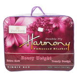Harmony Blanket 2 PLY Single Bed - Multi, Home & Lifestyle, Blanket, Chase Value, Chase Value