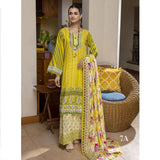 Anum Printed Lawn Unstitched 3Pcs Suit V2 - A7, Women, 3Pcs Shalwar Suit, Al-Zohaib Textiles, Chase Value