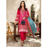 Anum Printed Lawn Unstitched 3Pcs Suit V3 - A3, Women, 3Pcs Shalwar Suit, Al-Zohaib Textiles, Chase Value