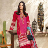 Anum Printed Lawn Unstitched 3Pcs Suit V3 - A3, Women, 3Pcs Shalwar Suit, Al-Zohaib Textiles, Chase Value