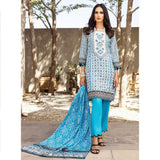 Anum Printed Lawn Unstitched 3Pcs Suit V3 - A5, Women, 3Pcs Shalwar Suit, Al-Zohaib Textiles, Chase Value