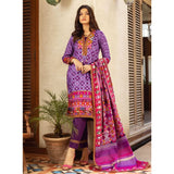 Anum Printed Lawn Unstitched 3Pcs Suit V3 - A7, Women, 3Pcs Shalwar Suit, Al-Zohaib Textiles, Chase Value