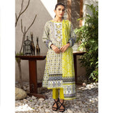 Anum Printed Lawn Unstitched 3Pcs Suit V3 - C5, Women, 3Pcs Shalwar Suit, Al-Zohaib Textiles, Chase Value