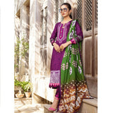 Anum Printed Lawn Unstitched 3Pcs Suit V3 - C6, Women, 3Pcs Shalwar Suit, Al-Zohaib Textiles, Chase Value