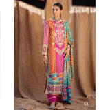 Monsoon Printed Lawn Unstitched 3Pcs Suit V1 - A4, Women, 3Pcs Shalwar Suit, Al-Zohaib Textiles, Chase Value