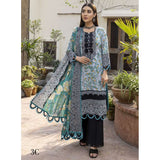 Monsoon Printed Lawn Un-Stitched 3Pcs Suit - 3, Women, 3Pcs Shalwar Suit, Al-Zohaib Textiles, Chase Value