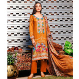 Omber Embroidered Lawn Un-Stitched 3Pcs Suit - AY-1868, Women, 3Pcs Shalwar Suit, Rana Arts, Chase Value