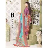 Bin Hameed Roshnay Embroidered Lawn Un-Stitched 3Pcs Suit - AA-3288, Women, 3Pcs Shalwar Suit, Rana Arts, Chase Value