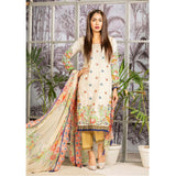Gulnara Printed Embroidered Lawn Un-Stitched 3 Pcs Suit - AY-1880, Women, 3Pcs Shalwar Suit, Rana Arts, Chase Value