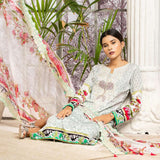 Gulnara Printed Embroidered Lawn Un-Stitched 3 Pcs Suit - DA-1881-B, Women, 3Pcs Shalwar Suit, Rana Arts, Chase Value