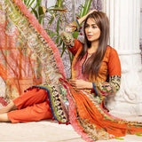 Gulnara Printed Embroidered Lawn Un-Stitched 3 Pcs Suit - EKR-1877-A, Women, 3Pcs Shalwar Suit, Rana Arts, Chase Value