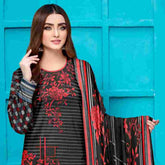 Sawan Classic Printed Lawn 3Pcs Unstitched Suit - A8, Women, 3Pcs Shalwar Suit, Sawan, Chase Value