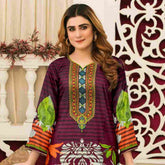 Sawan Classic Printed Lawn 3Pcs Unstitched Suit - B1, Women, 3Pcs Shalwar Suit, Sawan, Chase Value