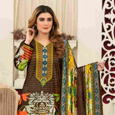 Sawan Classic Printed Lawn 3Pcs Unstitched Suit - C1, Women, 3Pcs Shalwar Suit, Sawan, Chase Value