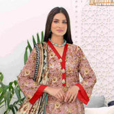 Sawan Classic Printed Lawn 3Pcs Unstitched Suit - C2, Women, 3Pcs Shalwar Suit, Sawan, Chase Value