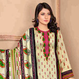 Sawan Classic Printed Lawn 3Pcs Unstitched Suit - C5, Women, 3Pcs Shalwar Suit, Sawan, Chase Value