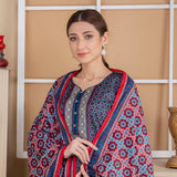 Five Star Printed Lawn Un-Stitched 3Pcs Suit - B5, Women, 3Pcs Shalwar Suit, Chase Value, Chase Value