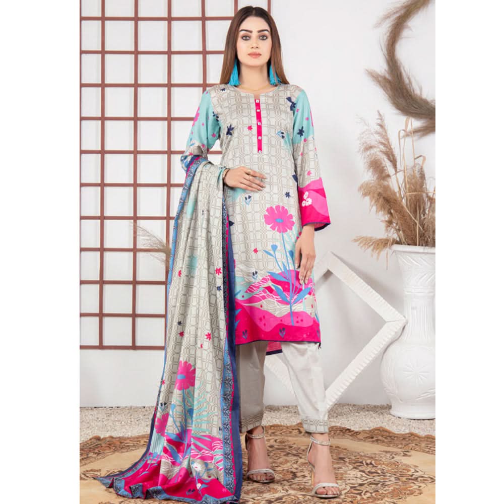 Five Star Printed Lawn Un-Stitched 3Pcs Suit - A9, Women, 3Pcs Shalwar Suit, Chase Value, Chase Value