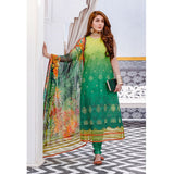 Satrangi Lawn Chicken Kari Digital Printed 3Pcs Unstitched Suit - 3, Women, 3Pcs Shalwar Suit, MI Creation, Chase Value