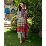 Erum Misha Lawn Printed 3 Pcs Un-Stitched Suit V-4 - B7, Women, 3Pcs Shalwar Suit, Erum Misha, Chase Value