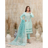 Zysha Embroidered Lawn Zari Fancy Dupatta Un-Stitched 3Pcs Suit - 6560, Women, 3Pcs Shalwar Suit, Tawakkal Fabrics, Chase Value