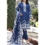 Vs Daman Printed Lawn 3Pcs Unstitched Suit - 1514-A, Women, 3Pcs Shalwar Suit, VS Textiles, Chase Value