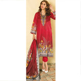 Five Star Classic Printed Lawn 3 Pcs Unstitched Suit - 1320, Women, 3Pcs Shalwar Suit, Chase Value, Chase Value