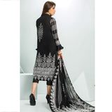 Five Star Classic Black & White Printed Lawn 3Pcs Unstitched Suit - 1335, Women, 3Pcs Shalwar Suit, Chase Value, Chase Value
