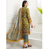 Monsoon Printed Lawn Unstitched 3Pcs Suit V3 - A3, Women, 3Pcs Shalwar Suit, Al-Zohaib Textiles, Chase Value